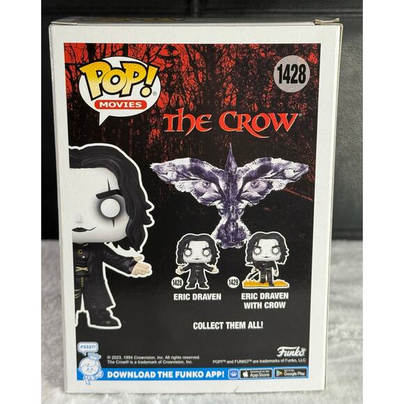 Funko Pop! Movies The Crow #1428 Eric Draven Vinyl Figure 2023 | New in Box NIB - Picture 2 of 7